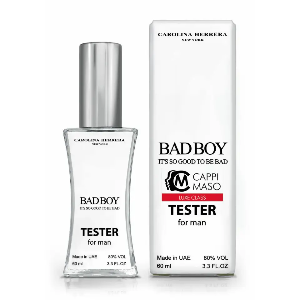Тестер* чоловічий Carolina Herrera Bad Boy, 60 мл