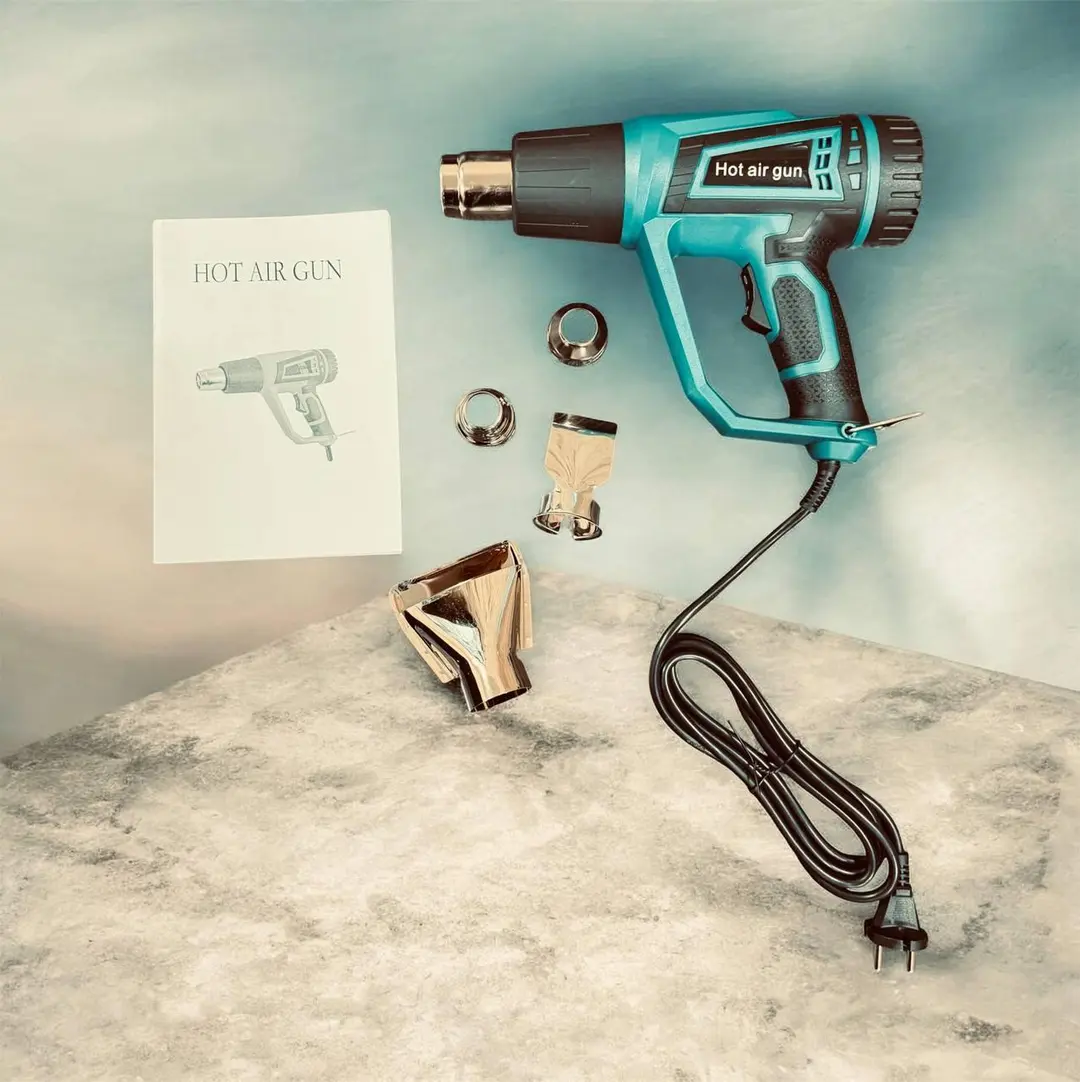 Фен промисловий Hot Air Gun 1600W 4 насадки X512